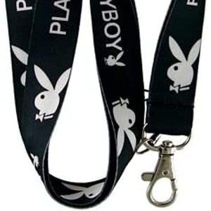 Universal Playboy Lanyard Keychain ID Badge Holder clip